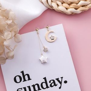 ✨NEW! ✨ ~Star and Moon 🌙 Dangle Earrings!~